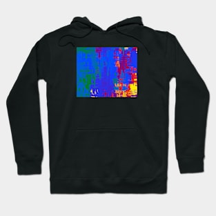 Gay Pride Rough Crisscross Paint Hoodie